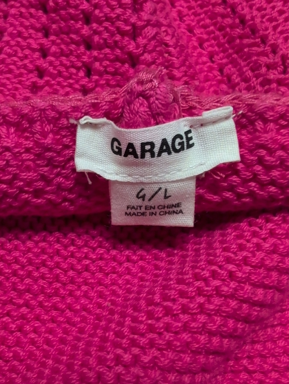 ❤️NWT❤️ Garage Knit Style Halter Top Mini Crop Top Tank Neck Tye, Large - Picture 7 of 9